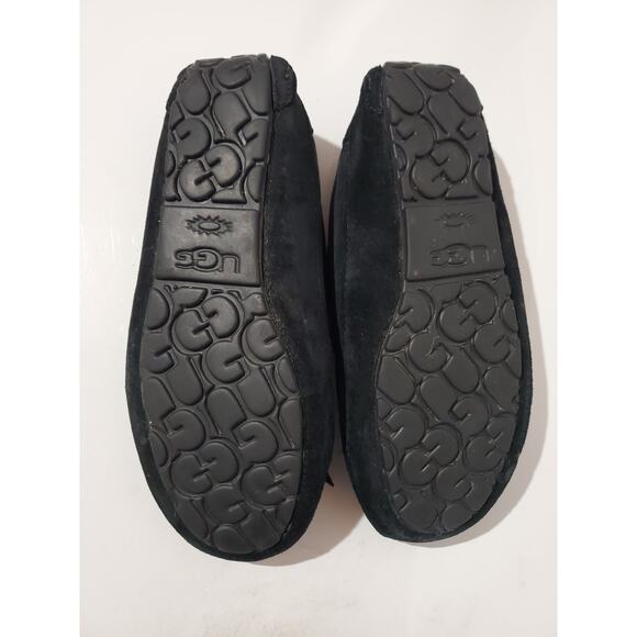 UGG Byron Sheepskin Suede Leather Shearling Moccasin Slipper Loafer Mens Size 7 - Picture 9 of 11